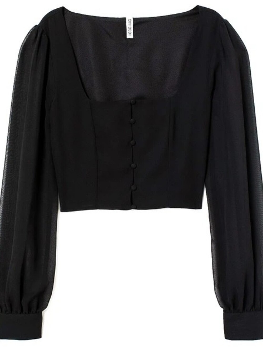H&M Chiffon Blouse With Buttons